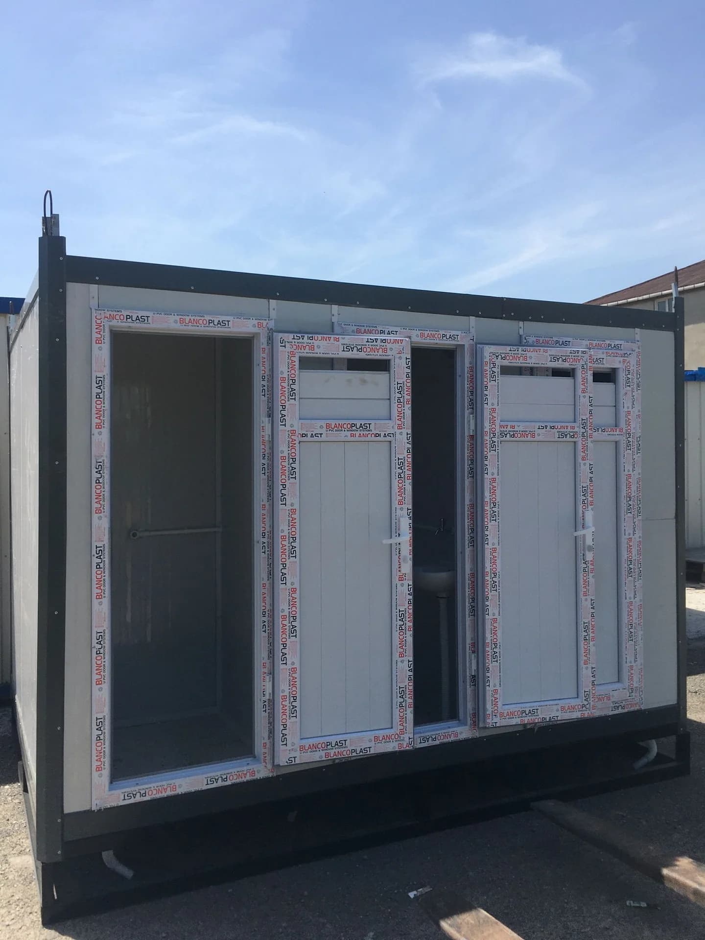 110x310 3lü Duş Kabini - İç Mekan ve Tesisat Detayı 2