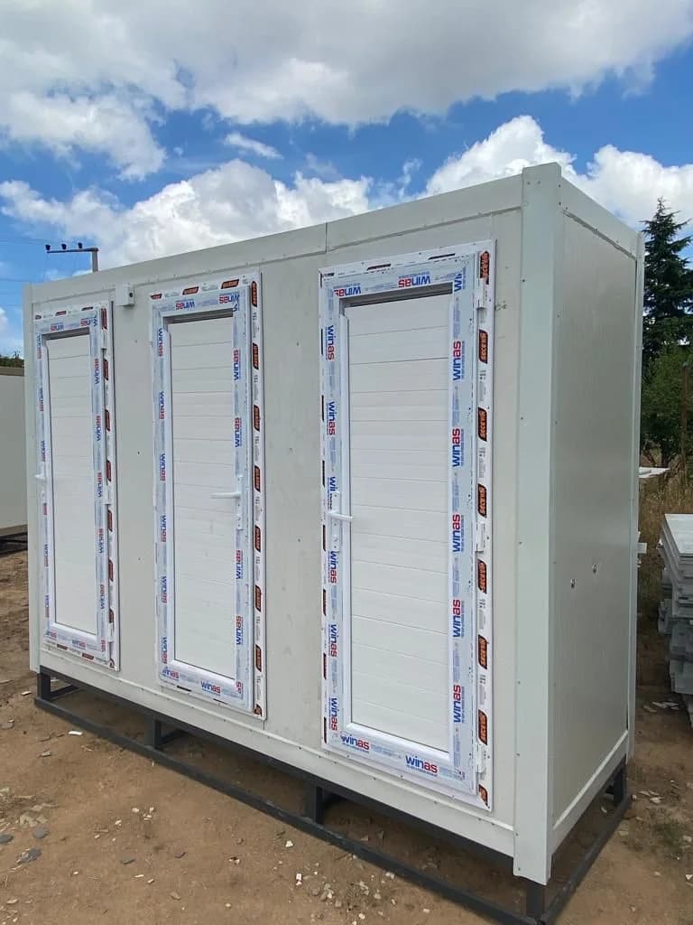 110x310 3lü Duş Kabini - İç Mekan ve Tesisat Detayı 5