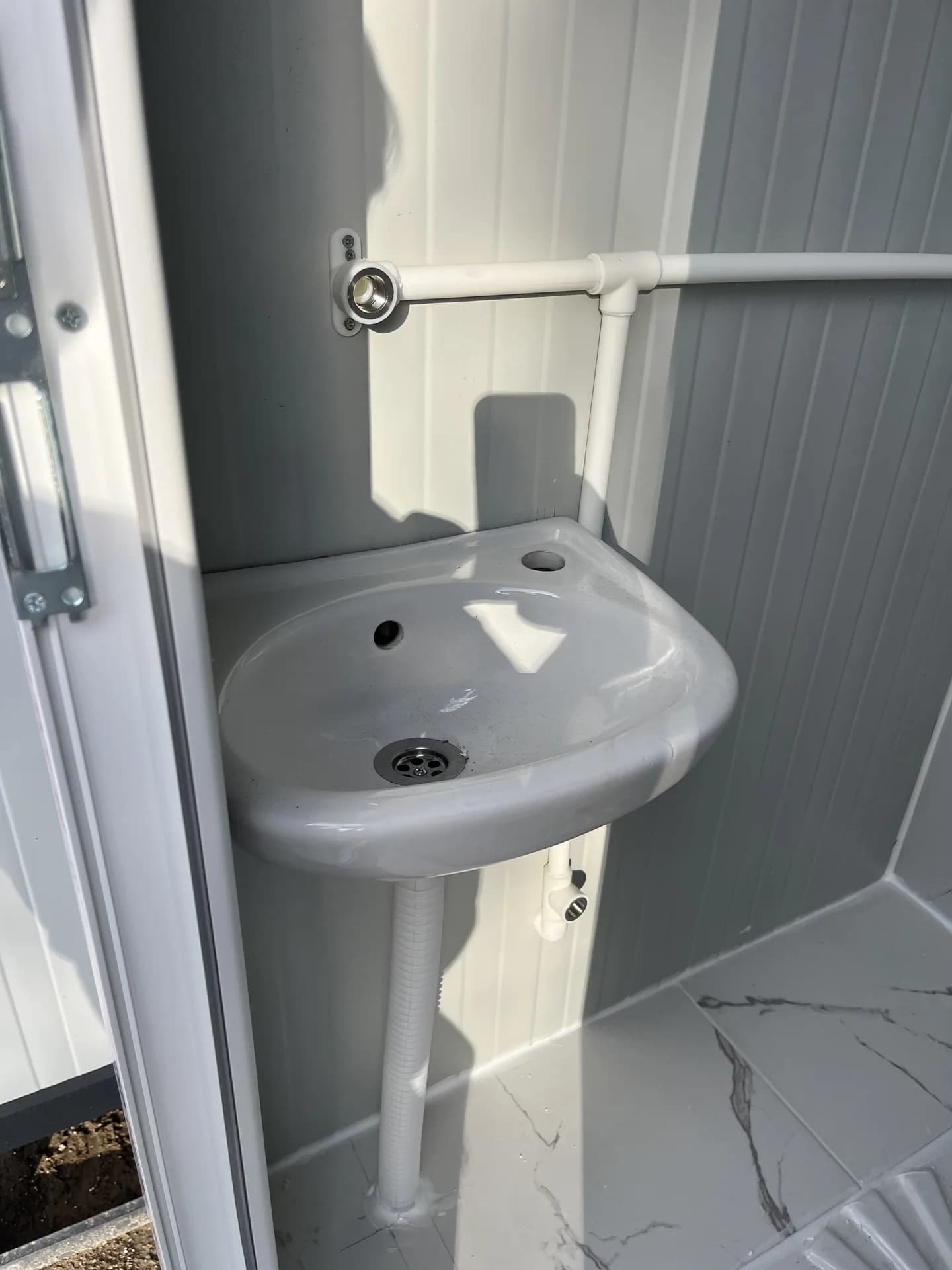 110x410 4lü Duş Kabini - İç Mekan ve Tesisat Detayı 9