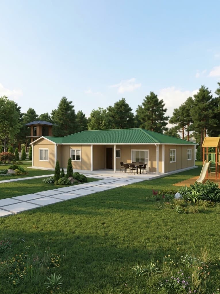148m2 Tek Katlı Çelik Ev