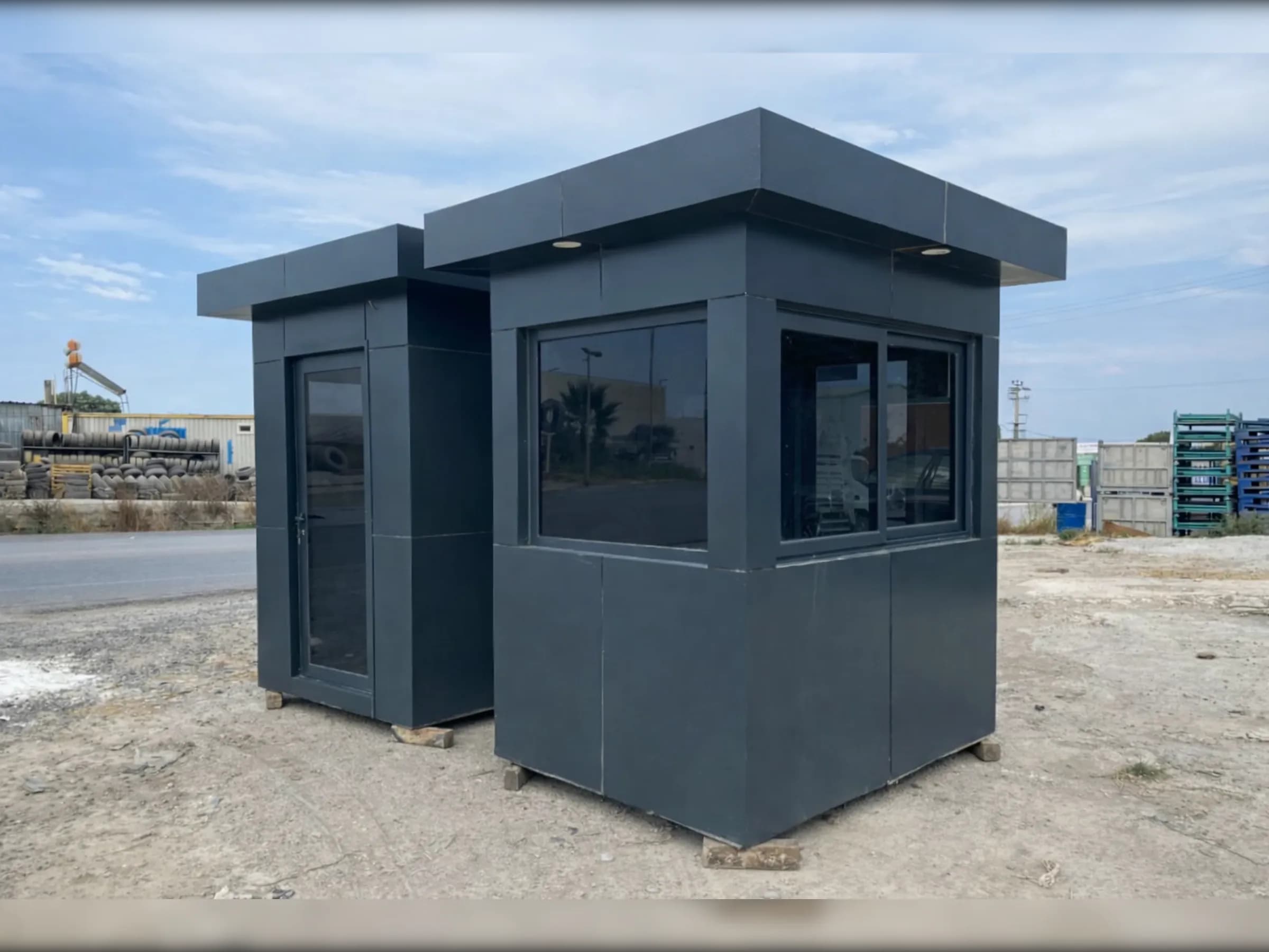 150x200 Kompozit Kaplama Güvenlik Kabini - Görsel 1