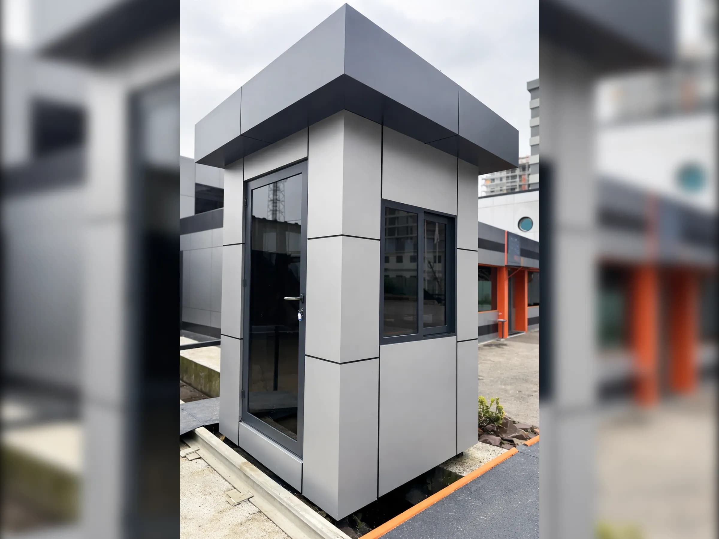 160x160 Kompozit Kaplama Güvenlik Kabini - Görsel 1