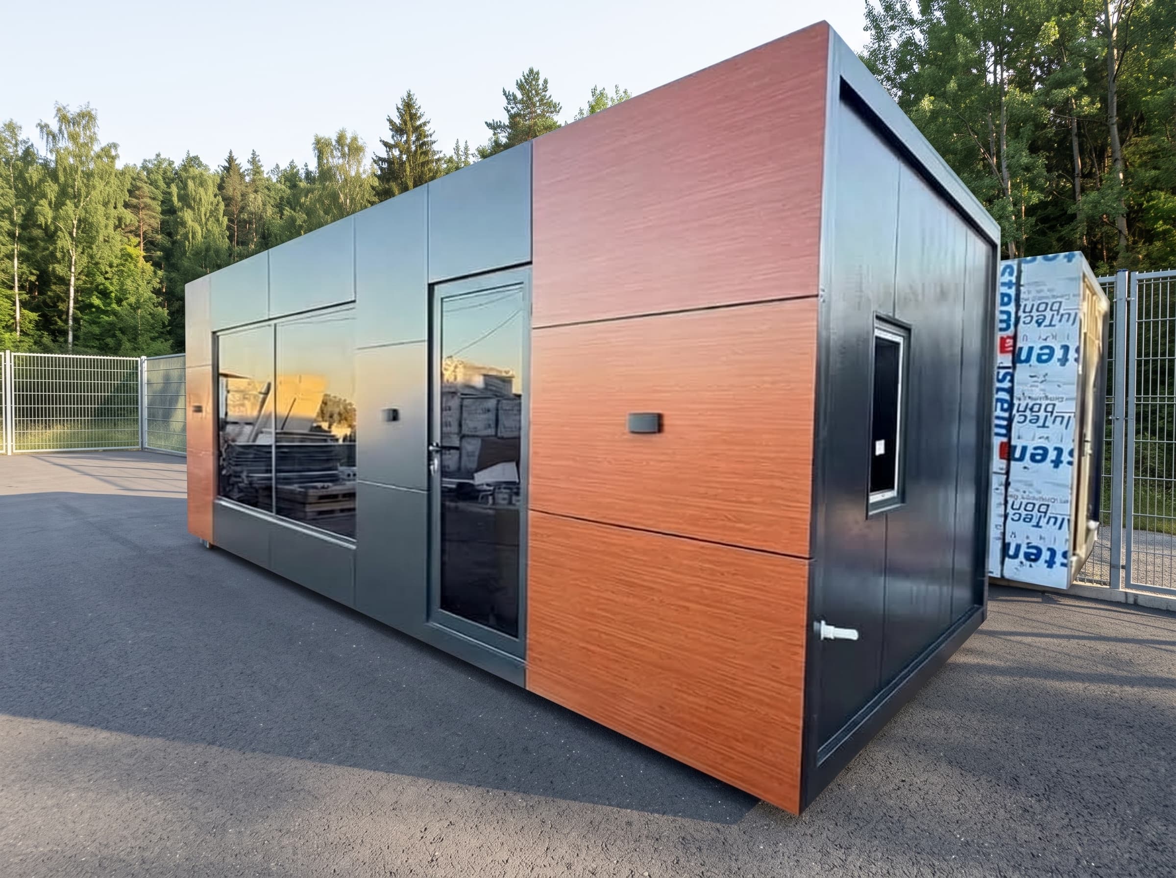 7x3 (21m2)  Kompozit Kaplama Premium Konteyner Ofis - Görsel 1