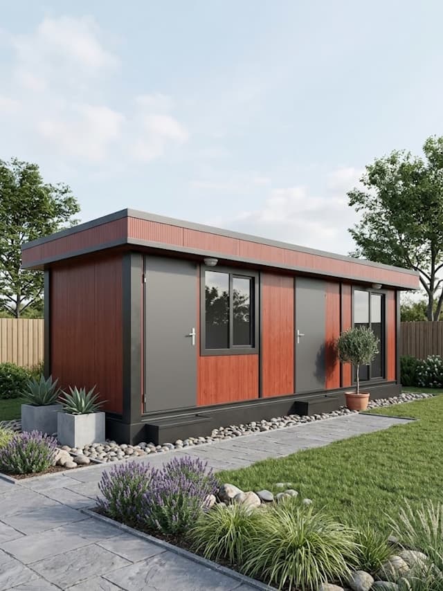 4,5x7,5 (34m2) Premium Prefabrik Konteyner Ofis
