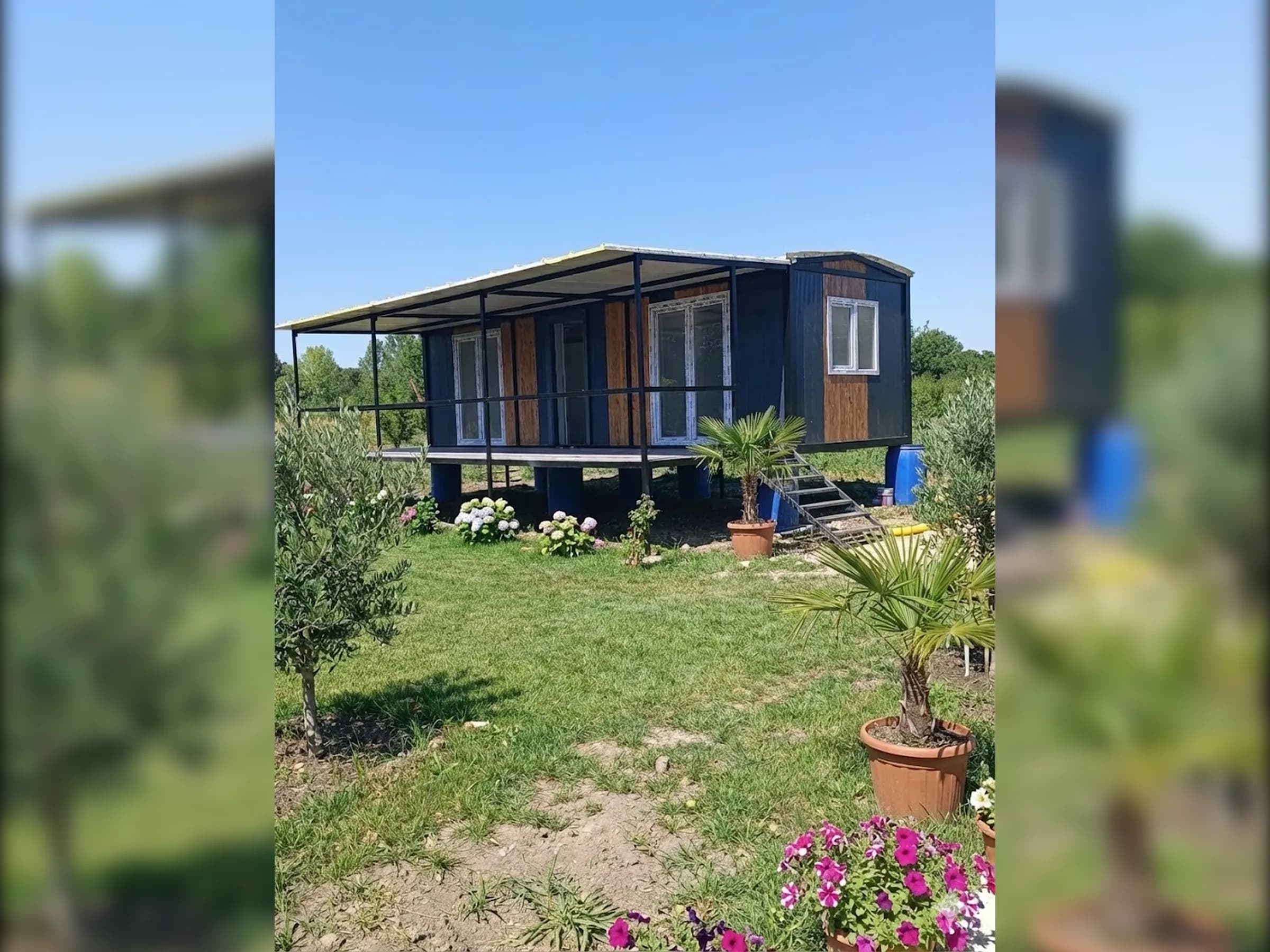 44m2 Prefabrik Konteyner Ev - Görsel 1