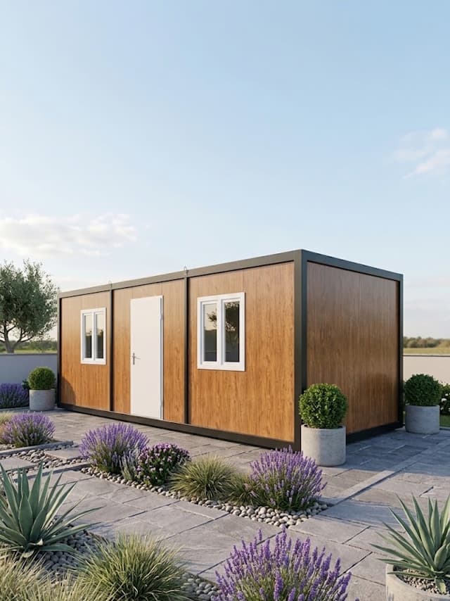 21m2 Prefabrik Konteyner Ofis