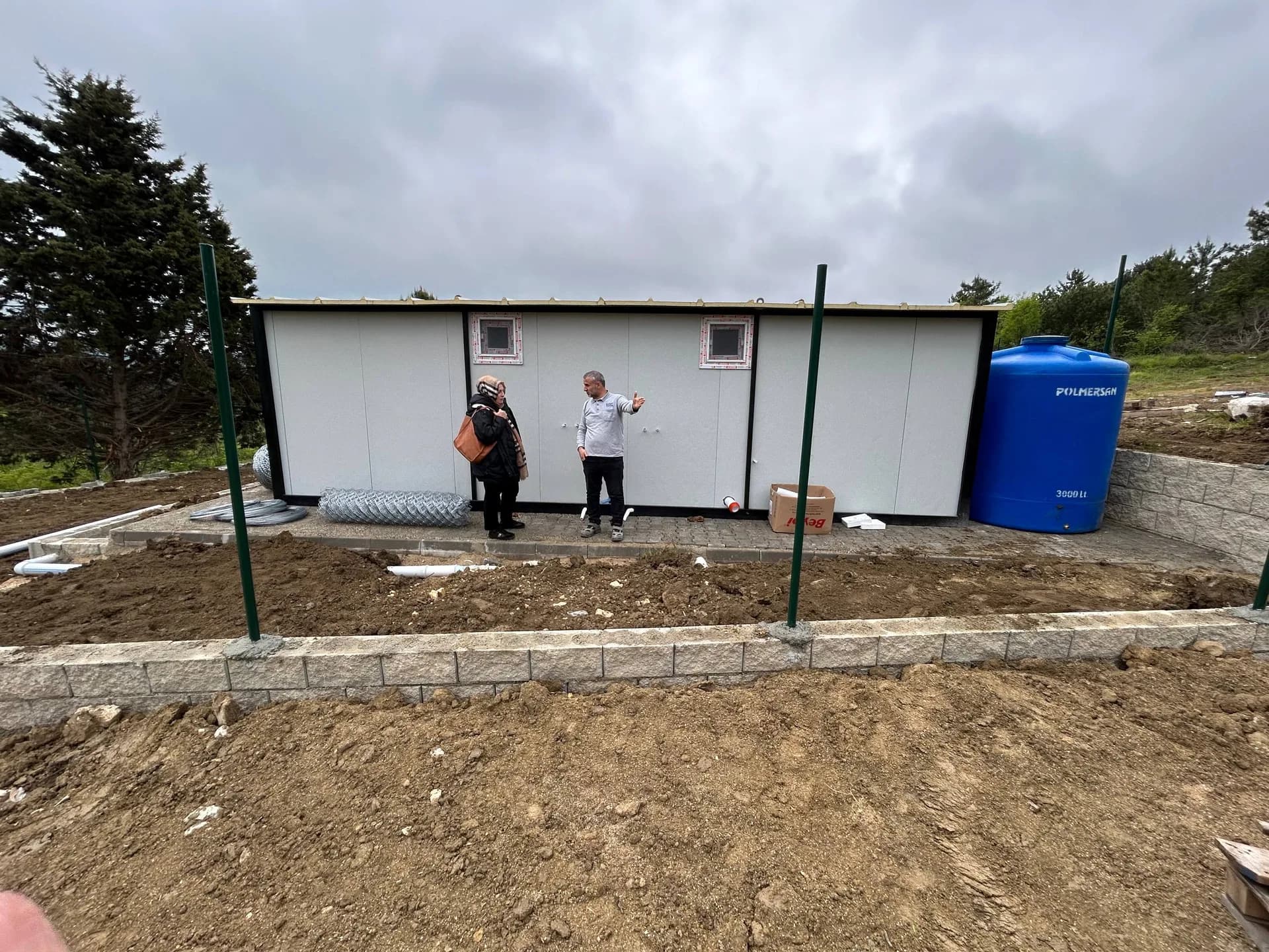 3.5x8m Birleşimli 56m² 2+1 Beyaz Konteyner Ev Projesi · Şile Kurfalı thumbnail 13