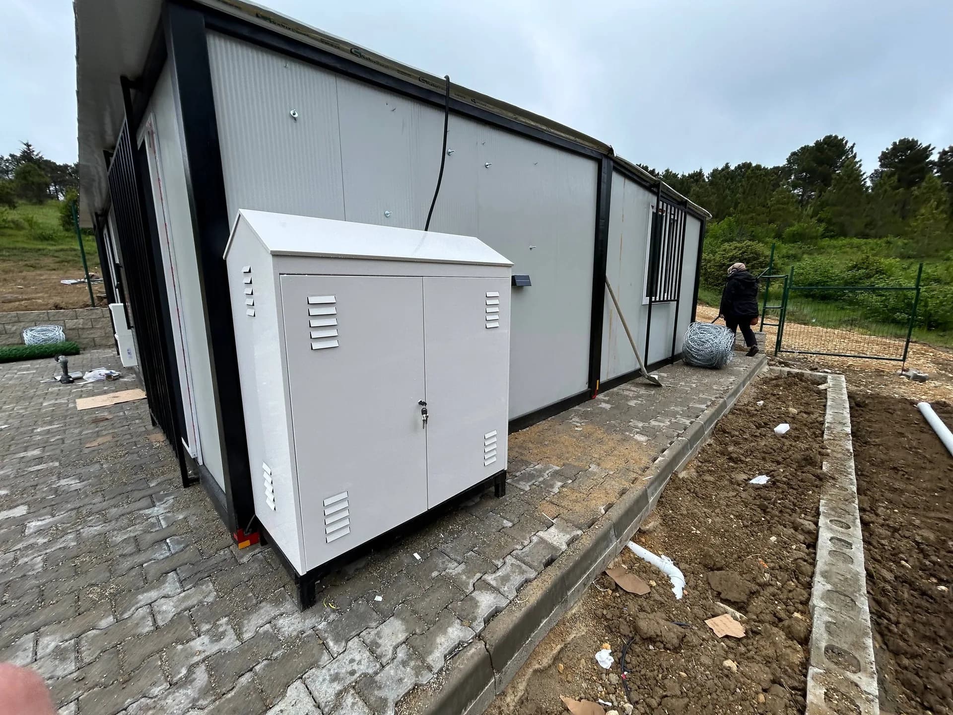 3.5x8m Birleşimli 56m² 2+1 Beyaz Konteyner Ev Projesi · Şile Kurfalı thumbnail 14