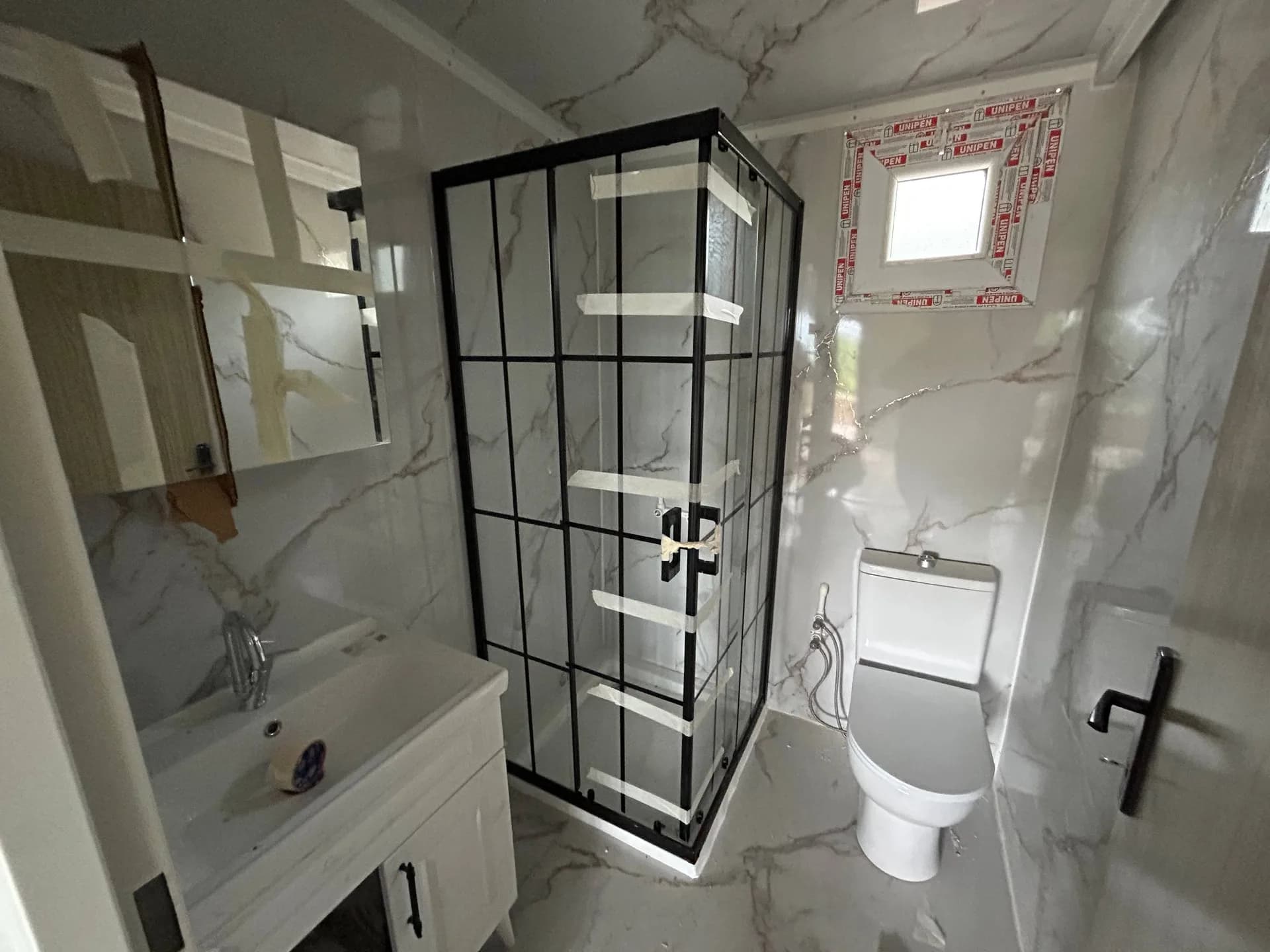 3.5x8m Birleşimli 56m² 2+1 Beyaz Konteyner Ev Projesi · Şile Kurfalı thumbnail 7