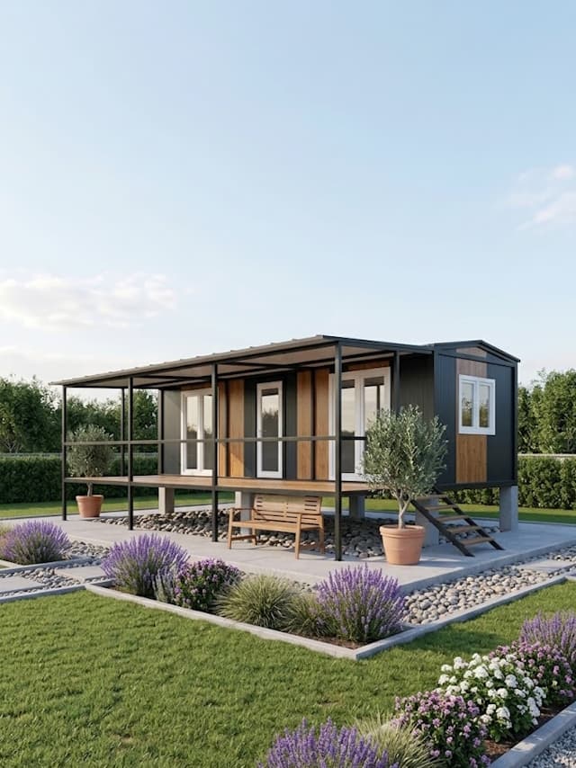 44m2 Prefabrik Konteyner Ev