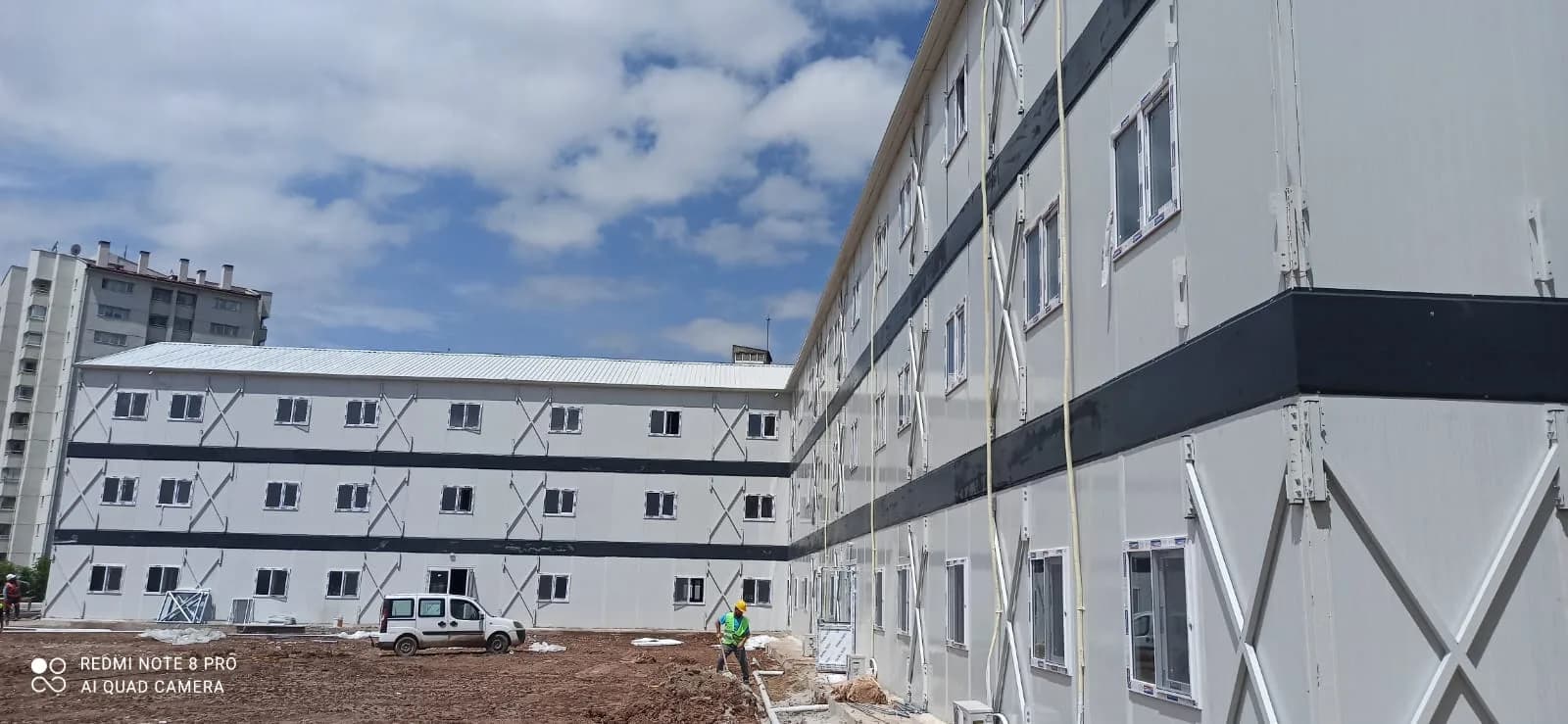 3000m² Rönesans Holding Ulus L-Tipi 3 Katlı Prefabrik Kampüs Projesi thumbnail 5