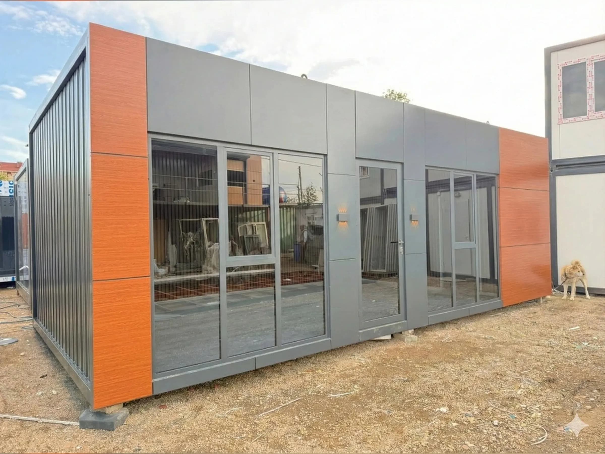 8x4 (32m2) Kompozit Kaplama Konteyner Ofis - Görsel 1