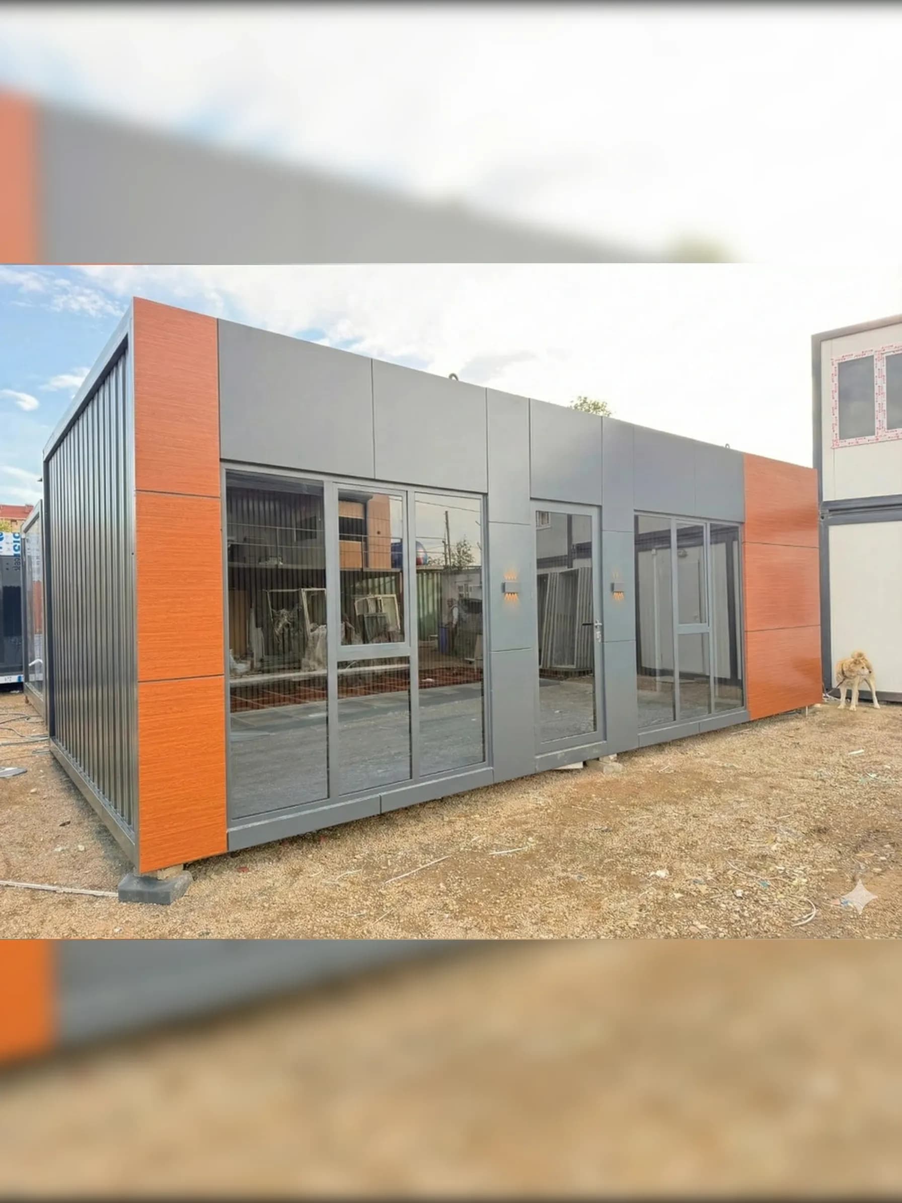 8x4 (32m2) Kompozit Kaplama Konteyner Ofis