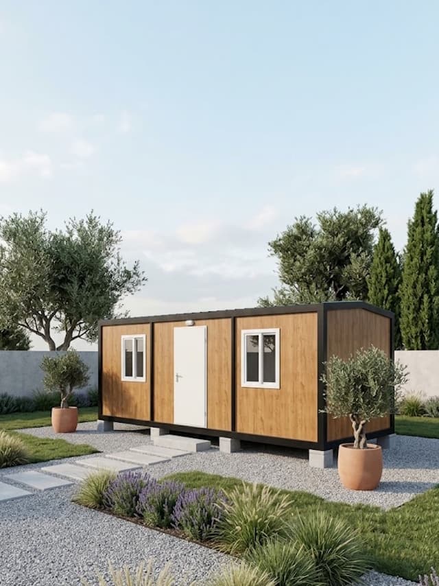 21m2 Prefabrik Konteyner Ev – Ofis