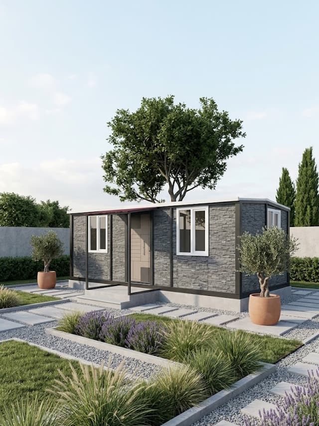 44m2 Prefabrik Konteyner Ev