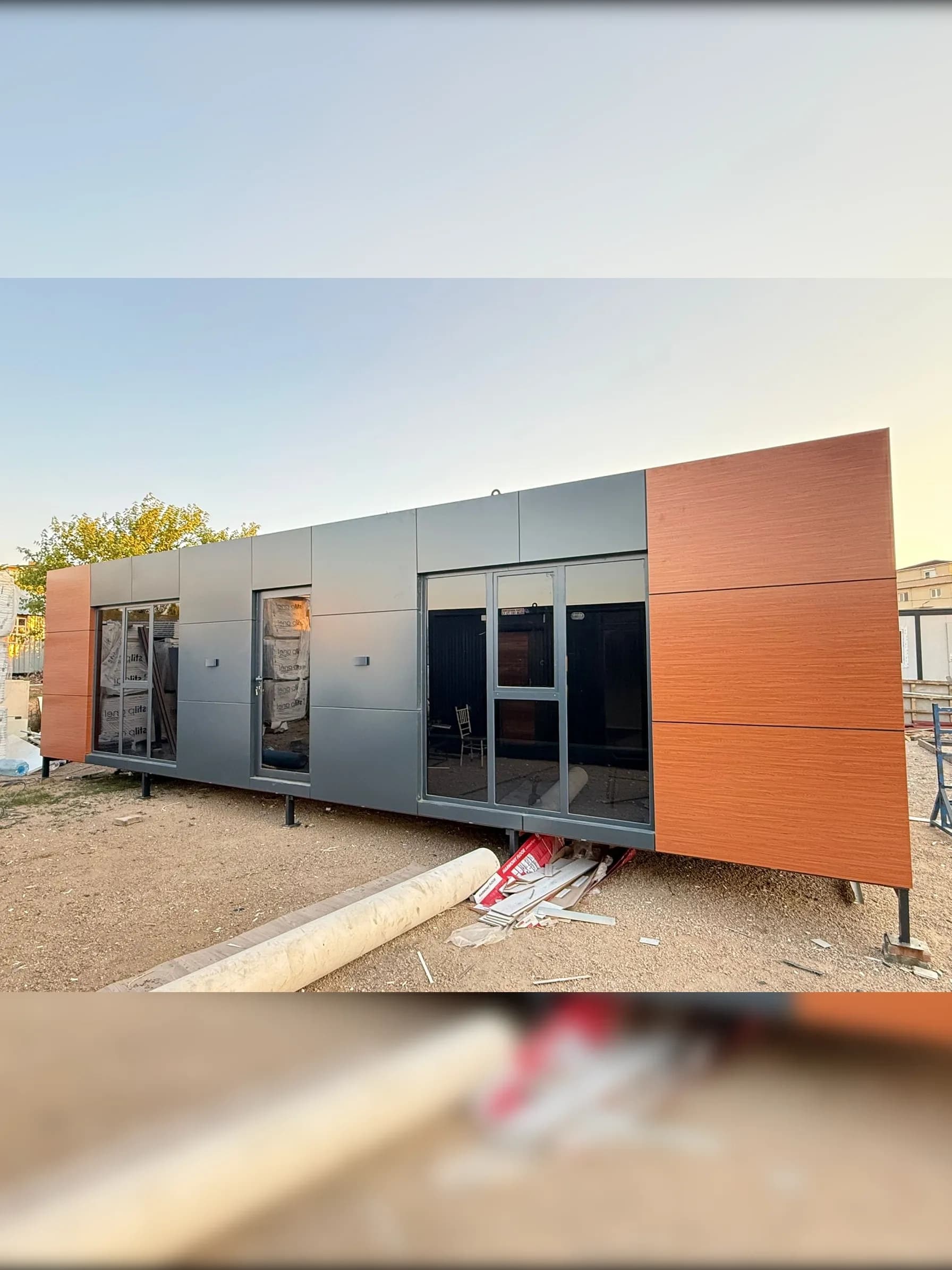 10x4 (40m2) Kompozit Kaplama Konteyner Ev & Ofis