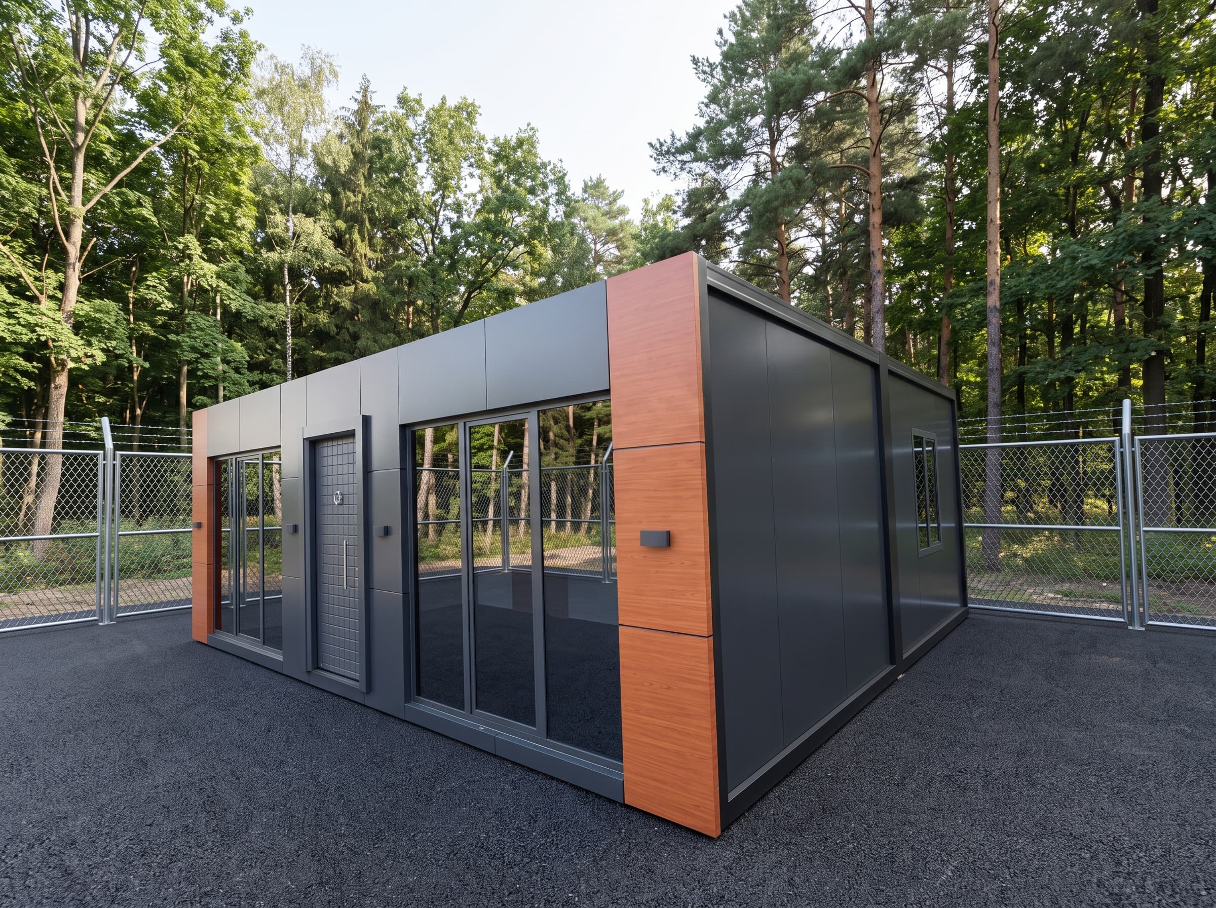42m2 Kompozit Kaplama Konteyner Ofis & Ev - Görsel 1