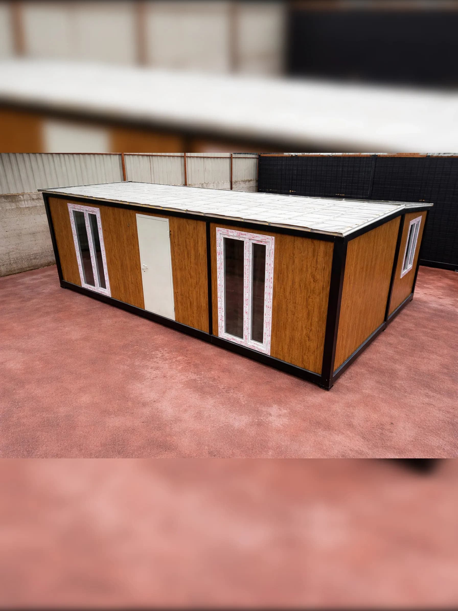 42m2 2+1 Beşik Çatı Birleşim Modeli Prefabrik Konteyner Ev