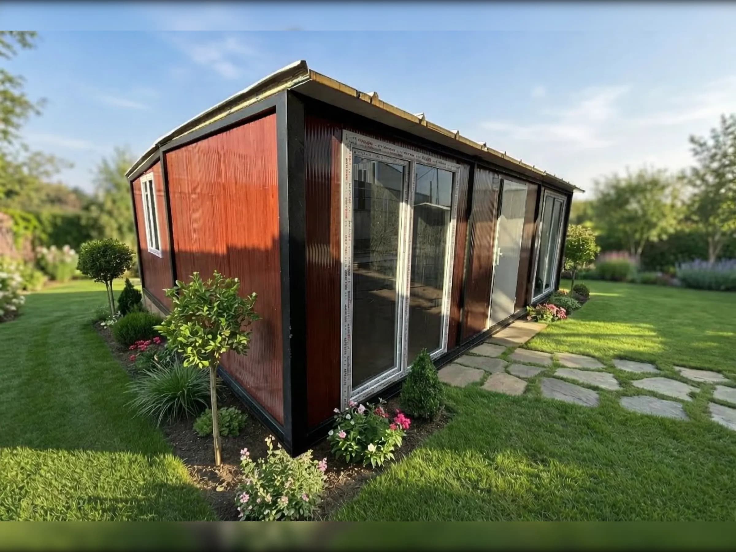 42m2 2+1 Birleşim Modeli Prefabrik Konteyner Ev - Görsel 1