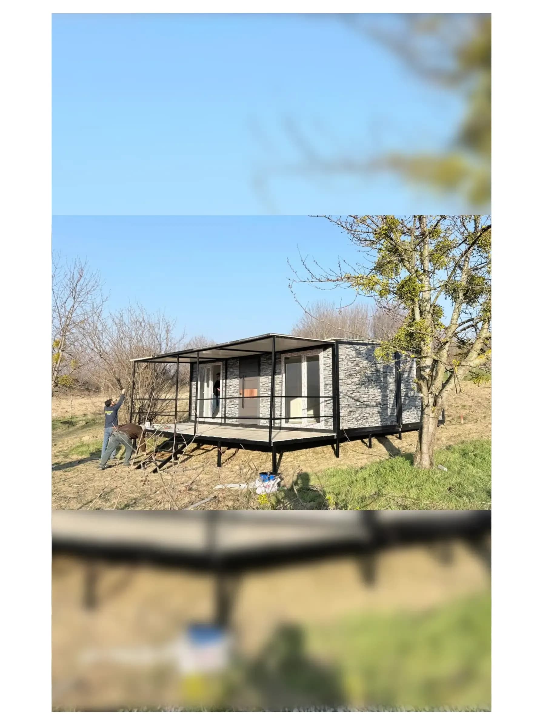 56m2 Veranda - Sundurma'lı Prefabrik Konteyner Ev