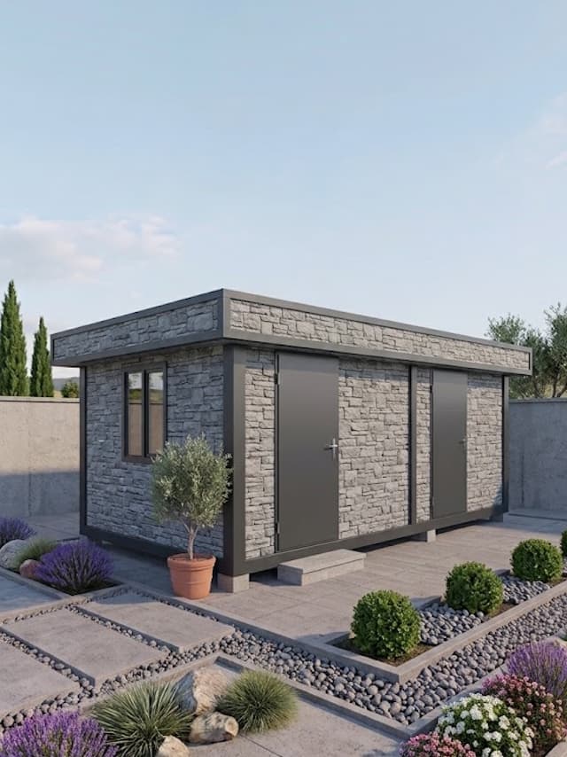 6x4 (24m2) Harpuşta Detay Prefabrik Konteyner Ev - Ofis
