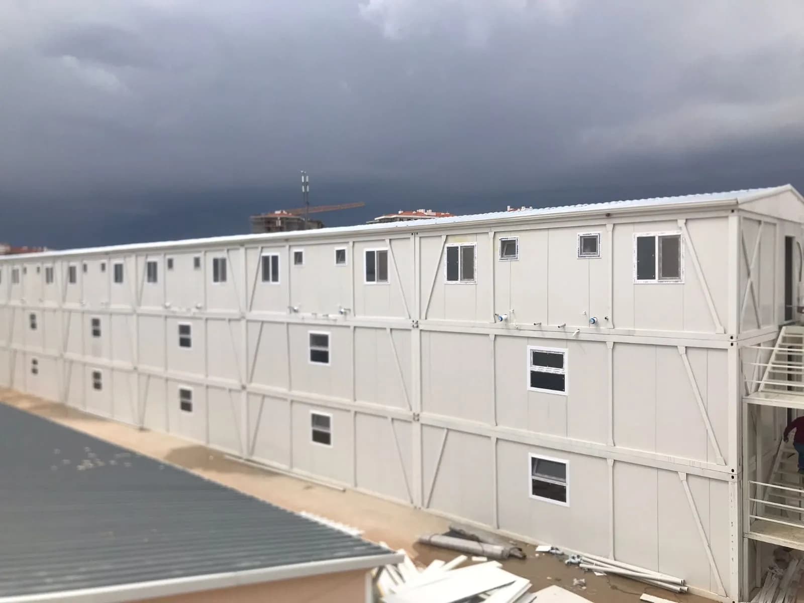 48 Adet Konteyner Adıyaman TOKİ 3 Katlı Şantiye Kampüsü