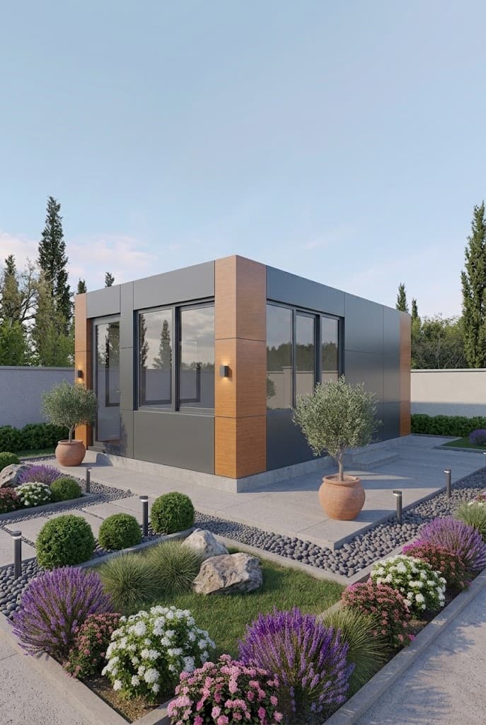5x3 (15m2) Kompozit Kaplama Konteyner Ofis & Ev