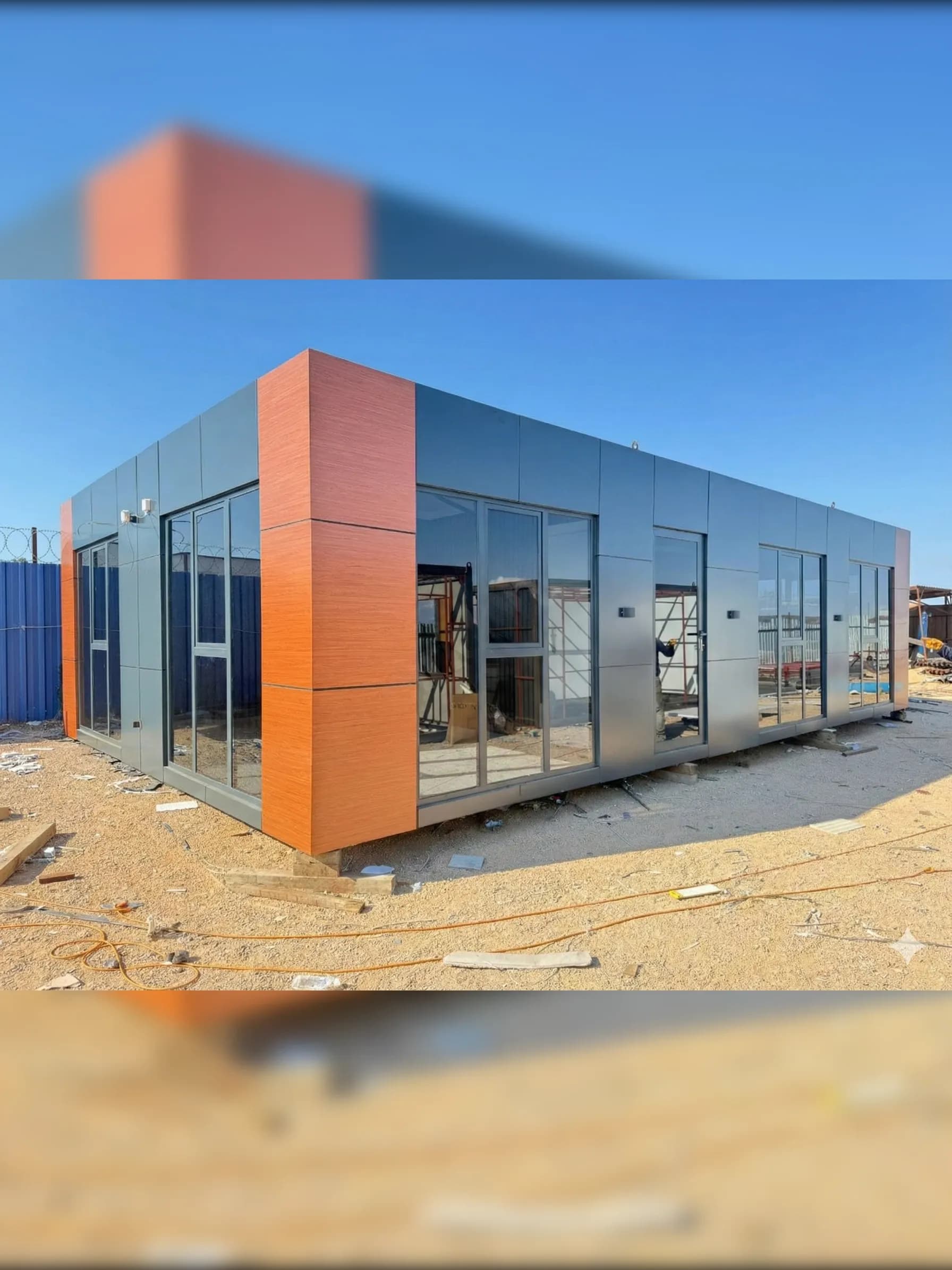 10x6 (60m2) Birleşim Modeli Kompozit Kaplama Konteyner Ofis & Ev