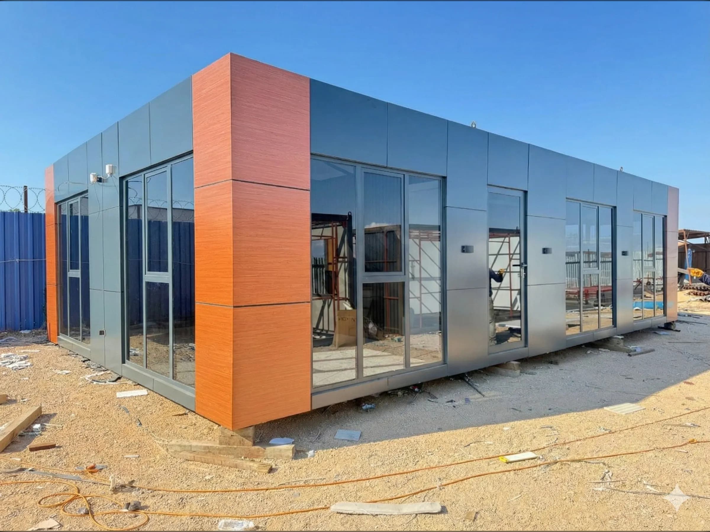 10x6 (60m2) Birleşim Modeli Kompozit Kaplama Konteyner Ofis & Ev - Görsel 1