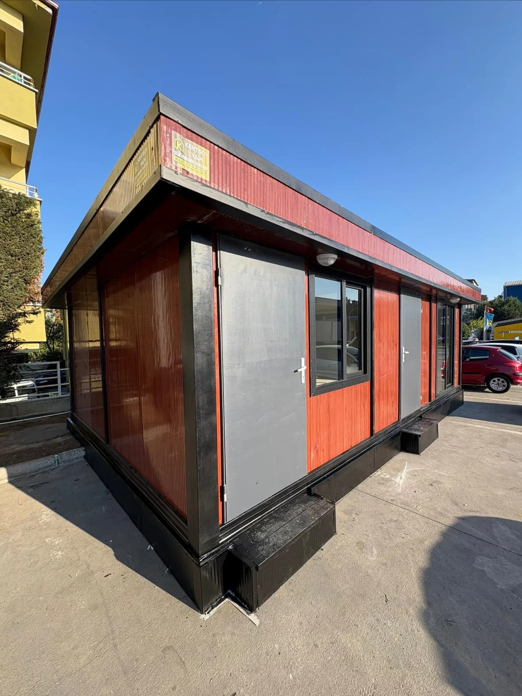 4,5x7,5 (34m2) Premium Prefabrik Konteyner Ofis