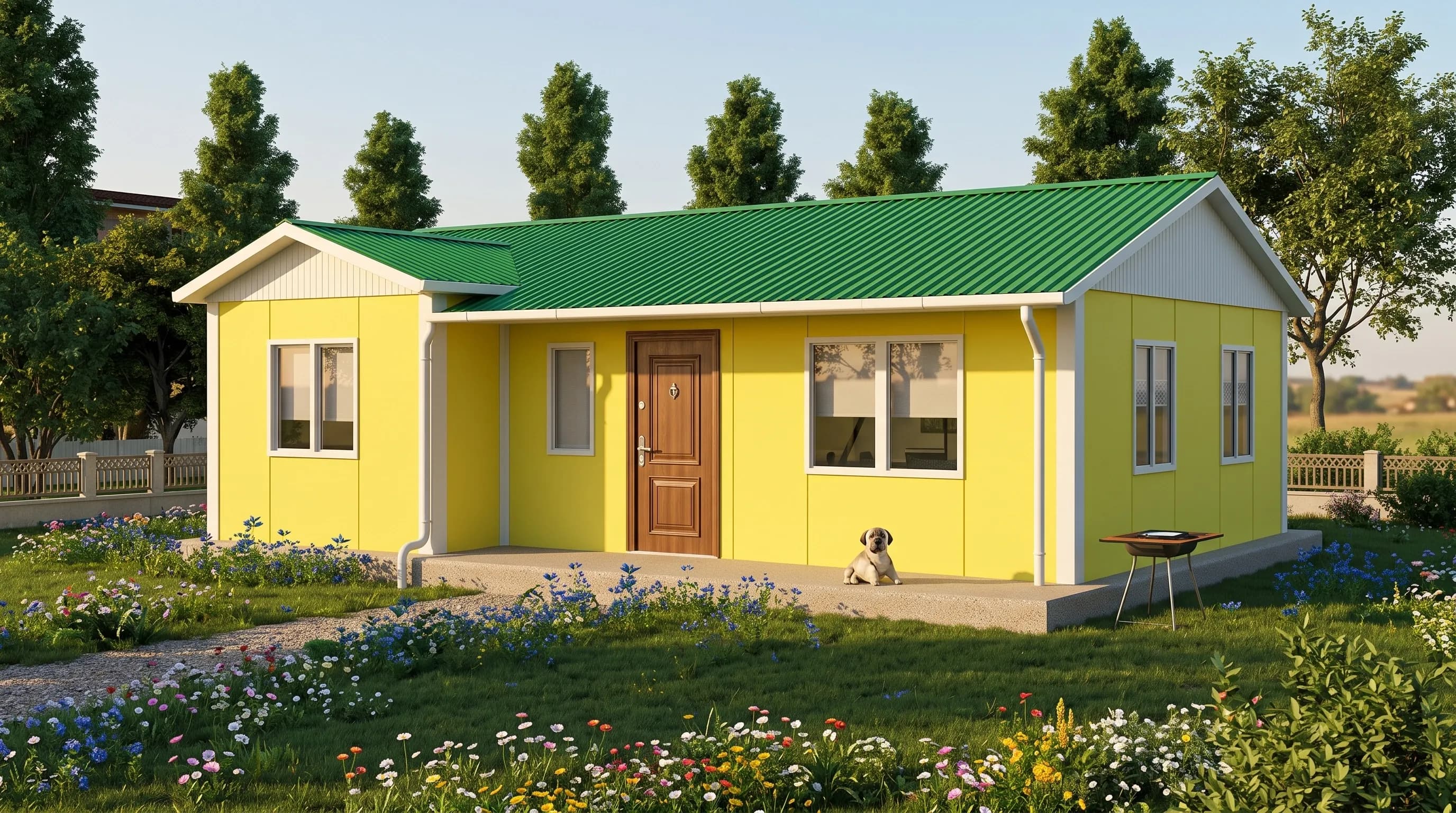 58m2 Tek Katlı Çelik Ev