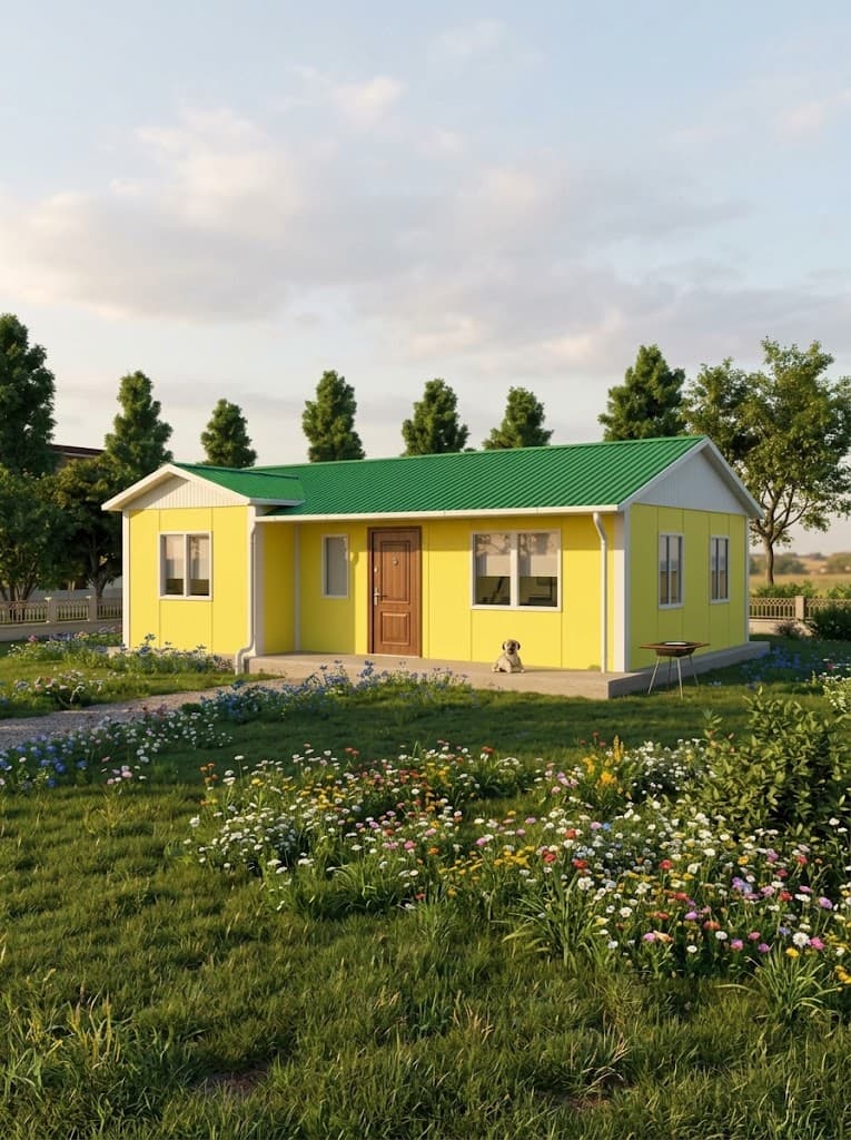 73m2 Tek Katlı Çelik Ev