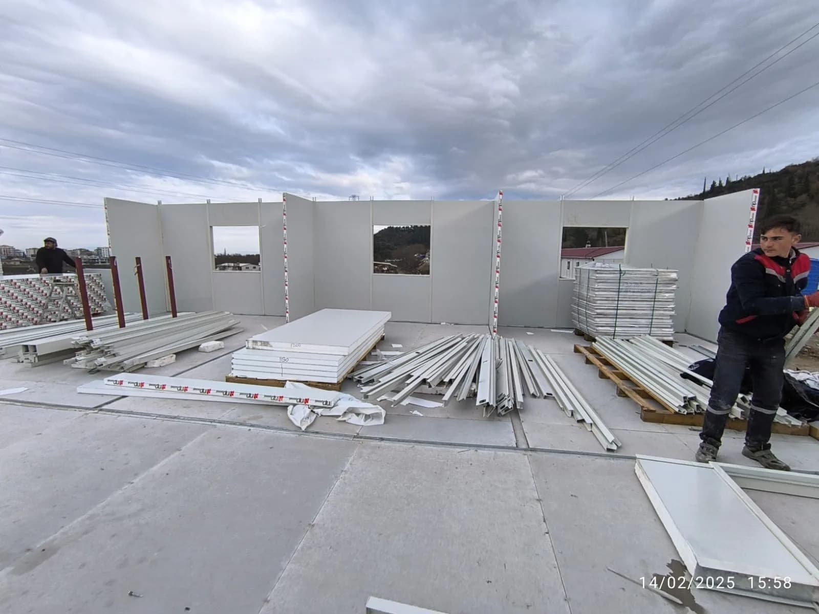 750m² Yalova 300 Kişilik 38 Odalı Prefabrik Yatakhane Projesi thumbnail 18