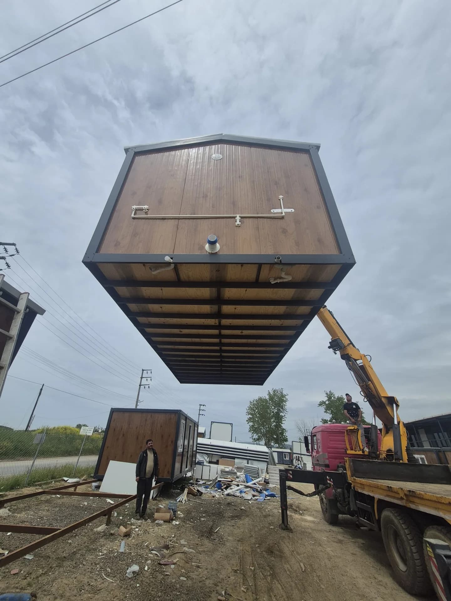7x3 (21m²) Demonte 1+1 Beşik Çatı Konteyner Ofis - Ev - İç Mekan ve Donanım Detayı 10
