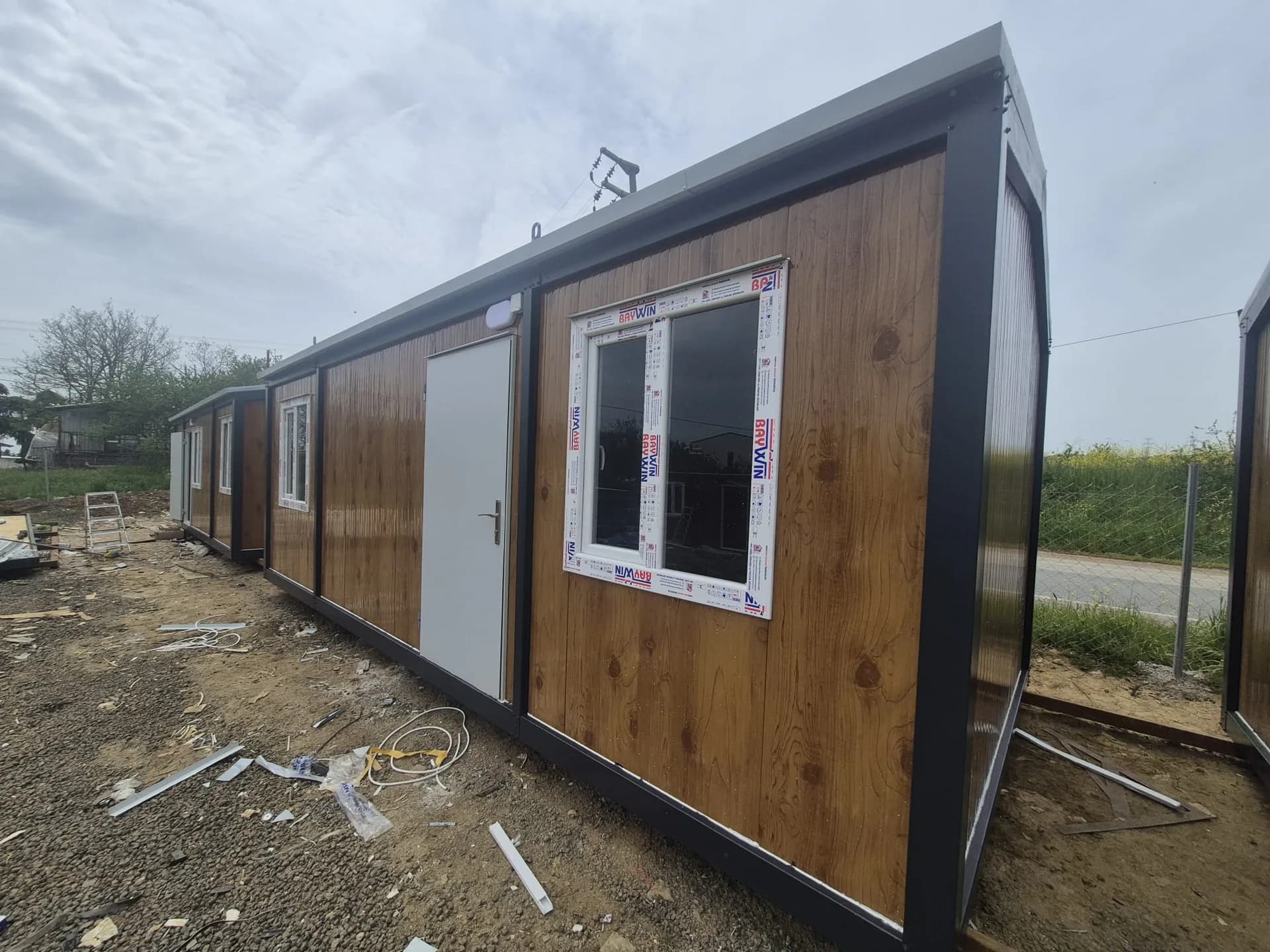 7x3 (21m²) Demonte 1+1 Beşik Çatı Konteyner Ofis - Ev - İç Mekan ve Donanım Detayı 2