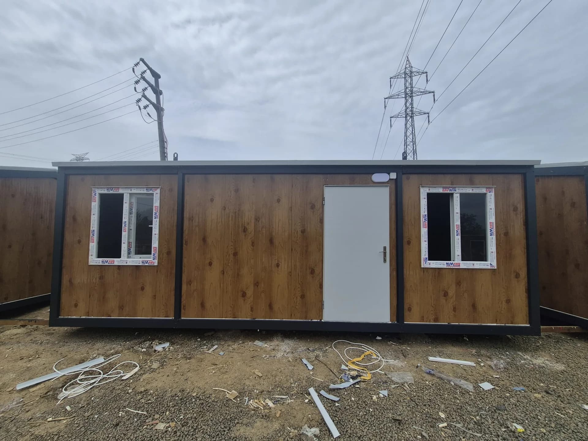 7x3 (21m²) Demonte 1+1 Beşik Çatı Konteyner Ofis - Ev - İç Mekan ve Donanım Detayı 3