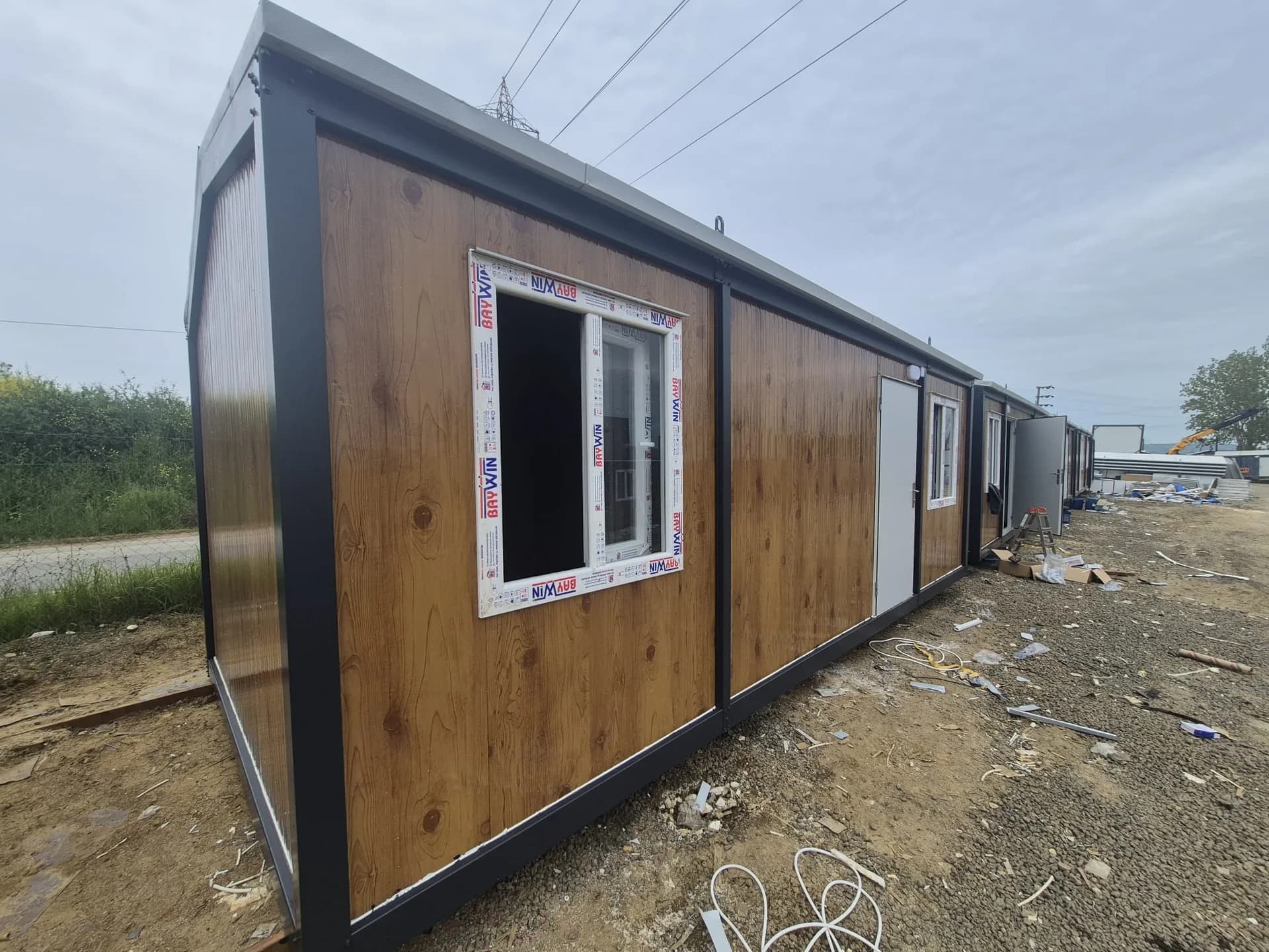 7x3 (21m²) Demonte 1+1 Beşik Çatı Konteyner Ofis - Ev - İç Mekan ve Donanım Detayı 5