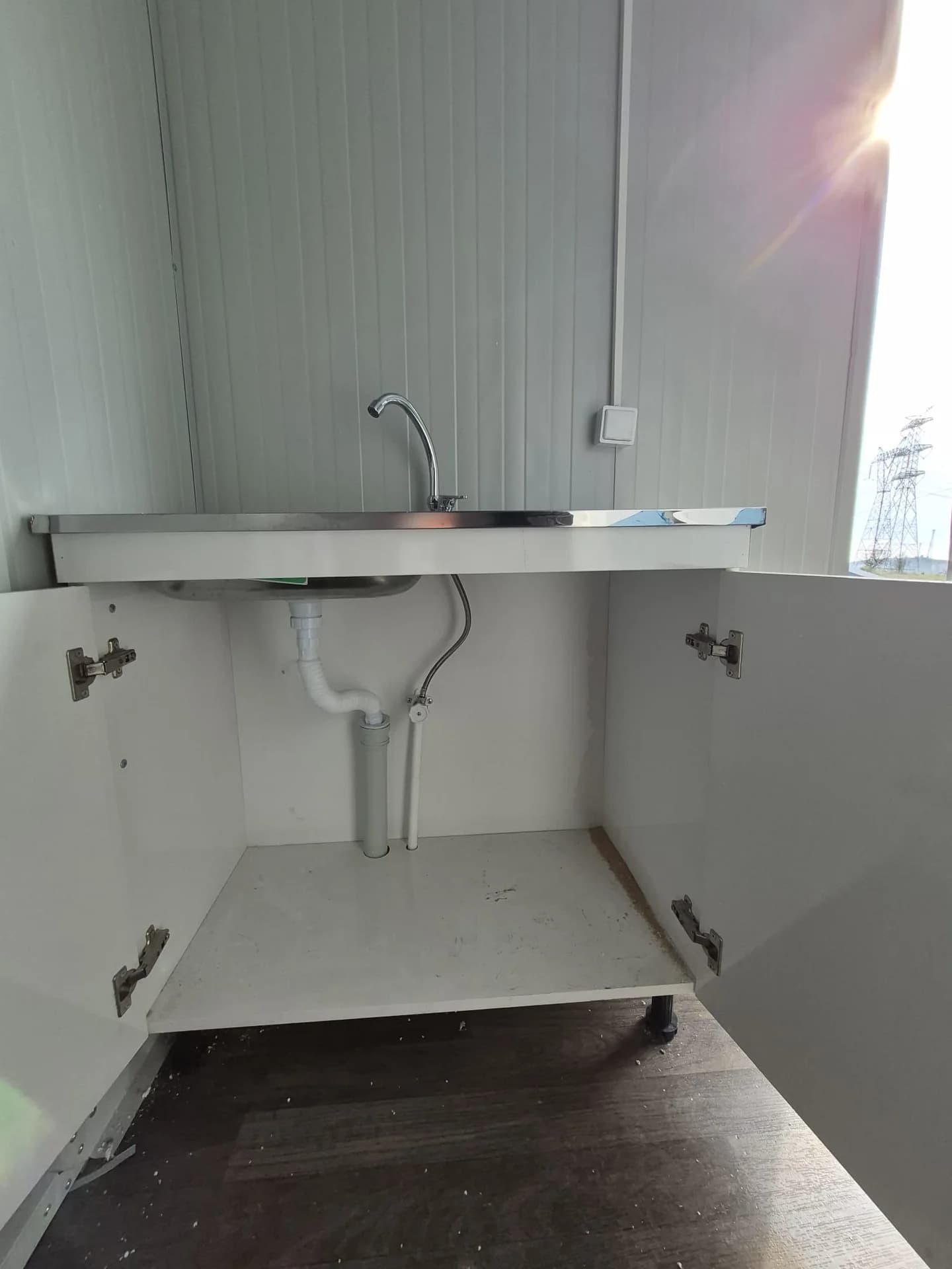 7x3 (21m²) Demonte 1+1 Düz Çatı Konteyner Ofis - Ev - İç Mekan ve Donanım Detayı 14