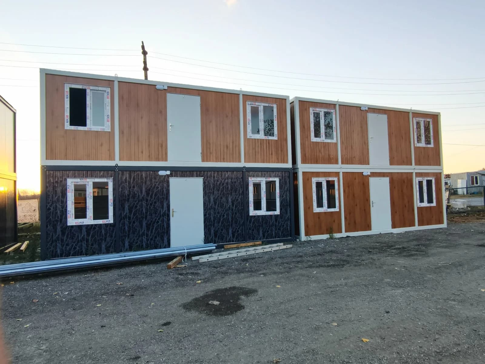 7x3 (21m²) Demonte 1+1 Düz Çatı Konteyner Ofis - Ev - İç Mekan ve Donanım Detayı 7