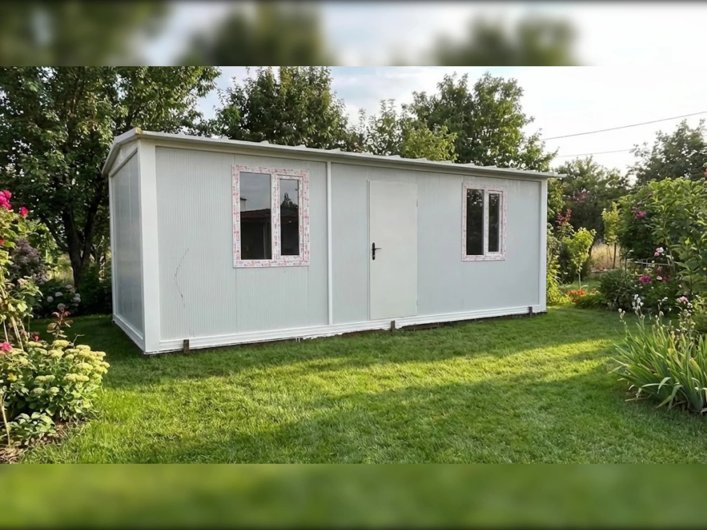 7x3 (21m2) Beşik Çatı Prefabrik Konteyner Ev - Ofis - Görsel 1