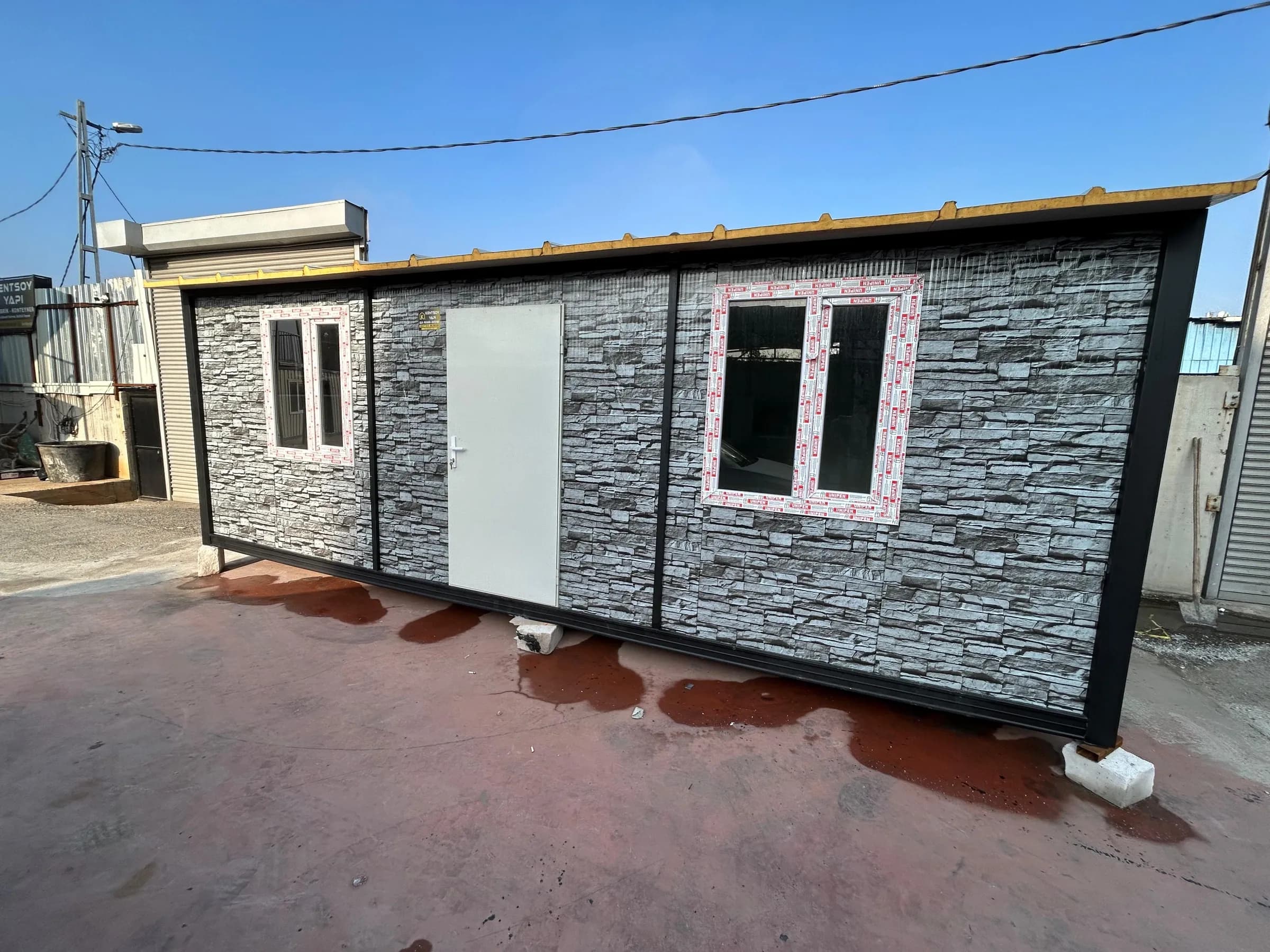 7x3 (21m2) Beşik Çatı Prefabrik Konteyner Ev - Ofis - Görsel 1