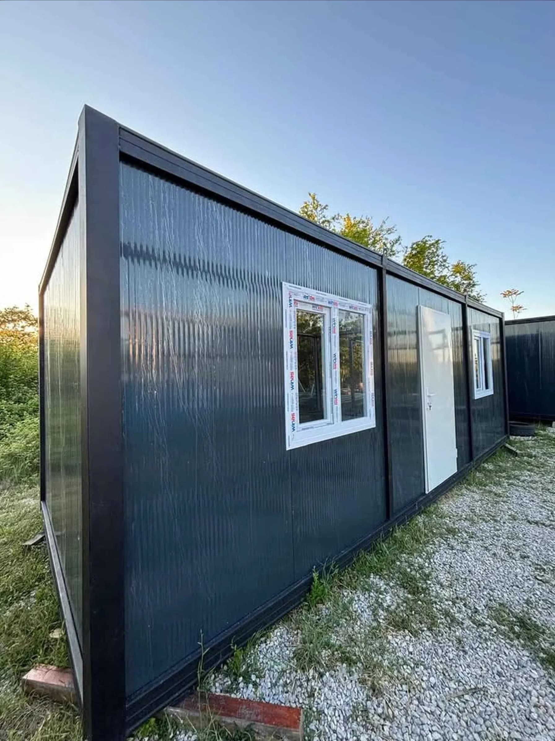 7x3 (21m2) Düz Çatı Prefabrik Konteyner Ev - Ofis