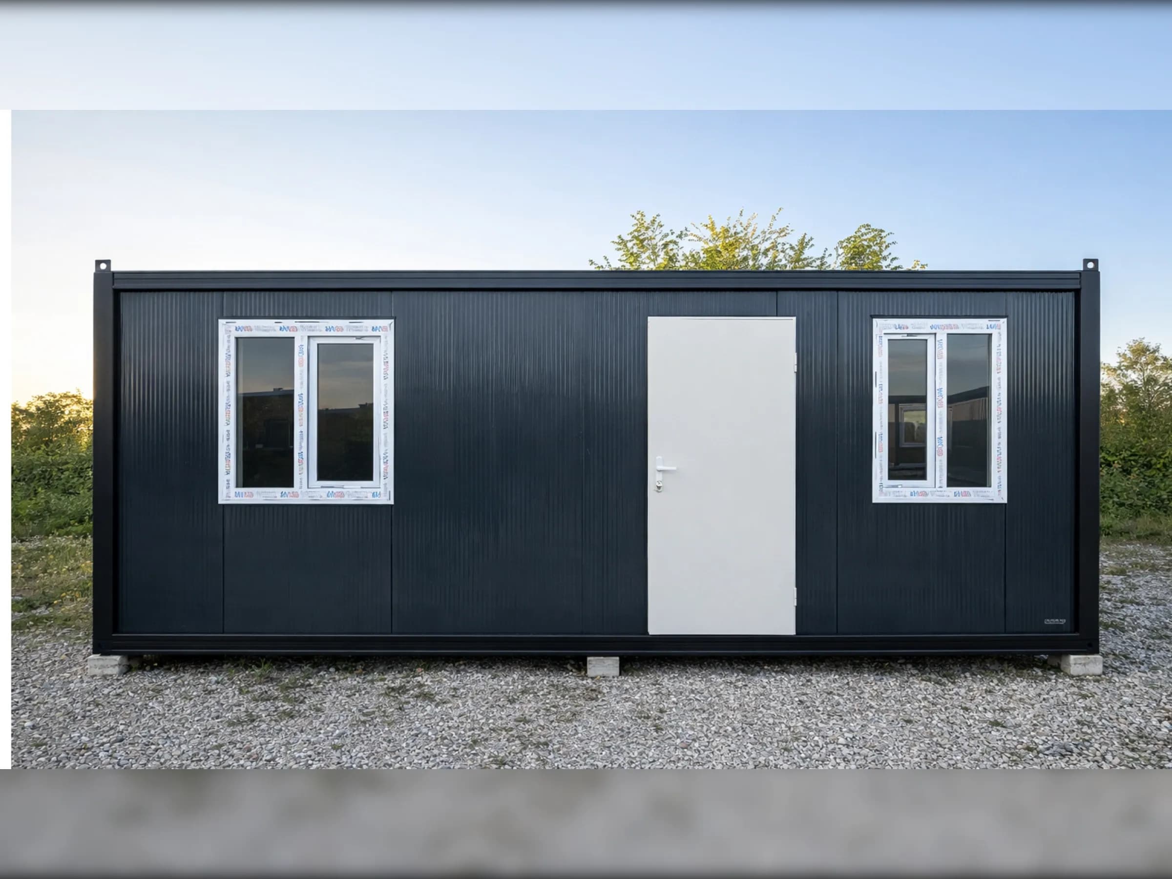 7x3 (21m2) Düz Çatı Prefabrik Konteyner Ev - Ofis - Görsel 1