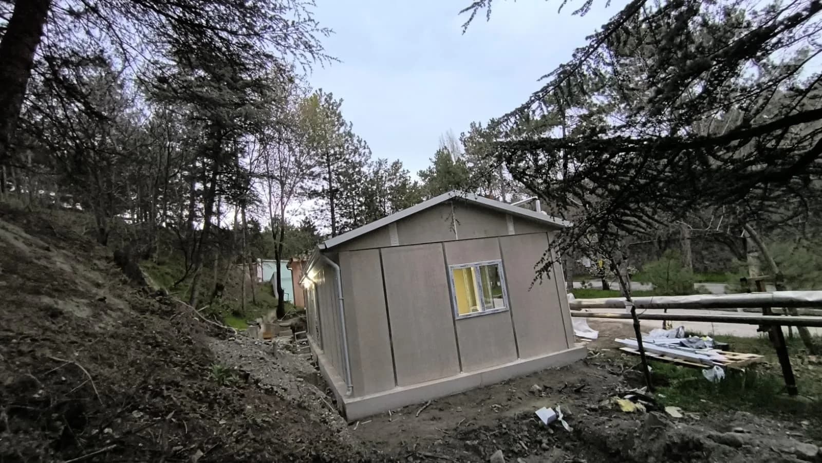 80m² Ankara Mamak Fibercement Kaplamalı Prefabrik Konut Projesi thumbnail 5