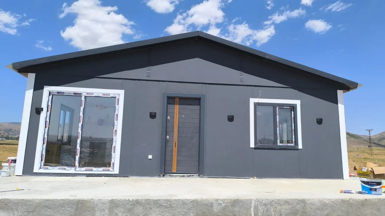 80m² Bingöl 2+1 Ebeveyn Banyolu Prefabrik Konut Projesi görsel 2