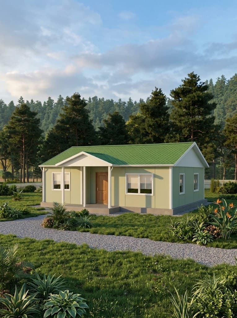 81m2 Tek Katlı Çelik Ev
