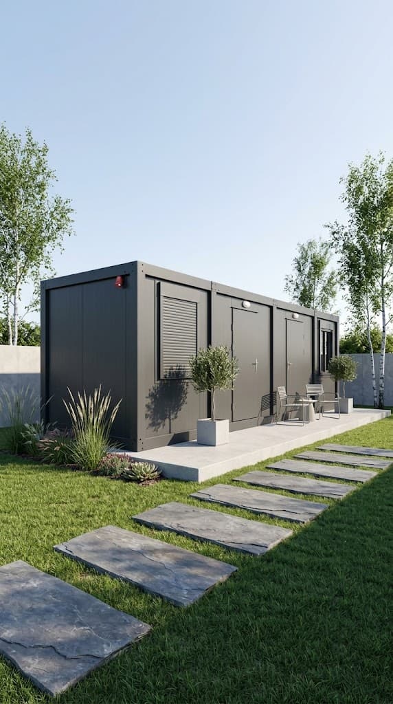 8x3 (24m2) Premium Prefabrik Konteyner Ofis