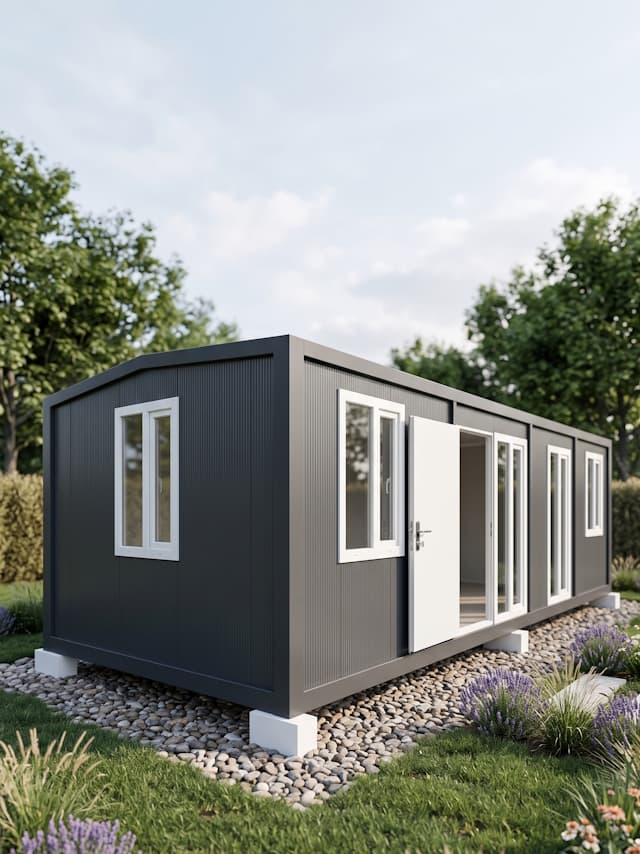 9x4 (36m2) Beşik Çatı Prefabrik Konteyner Ev - Ofis
