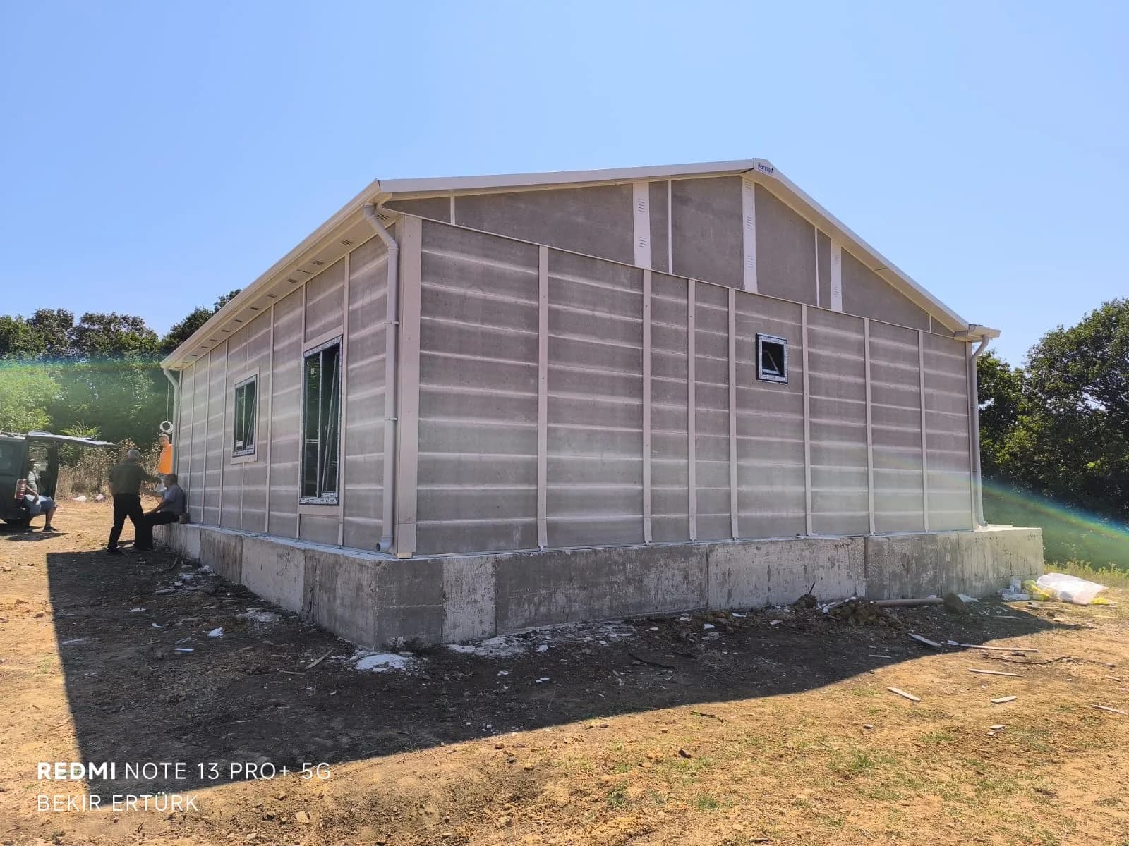 94m² Kırklareli Vize 2.80m Tavan Yüksekliği Verandalı Prefabrik Villa thumbnail 3