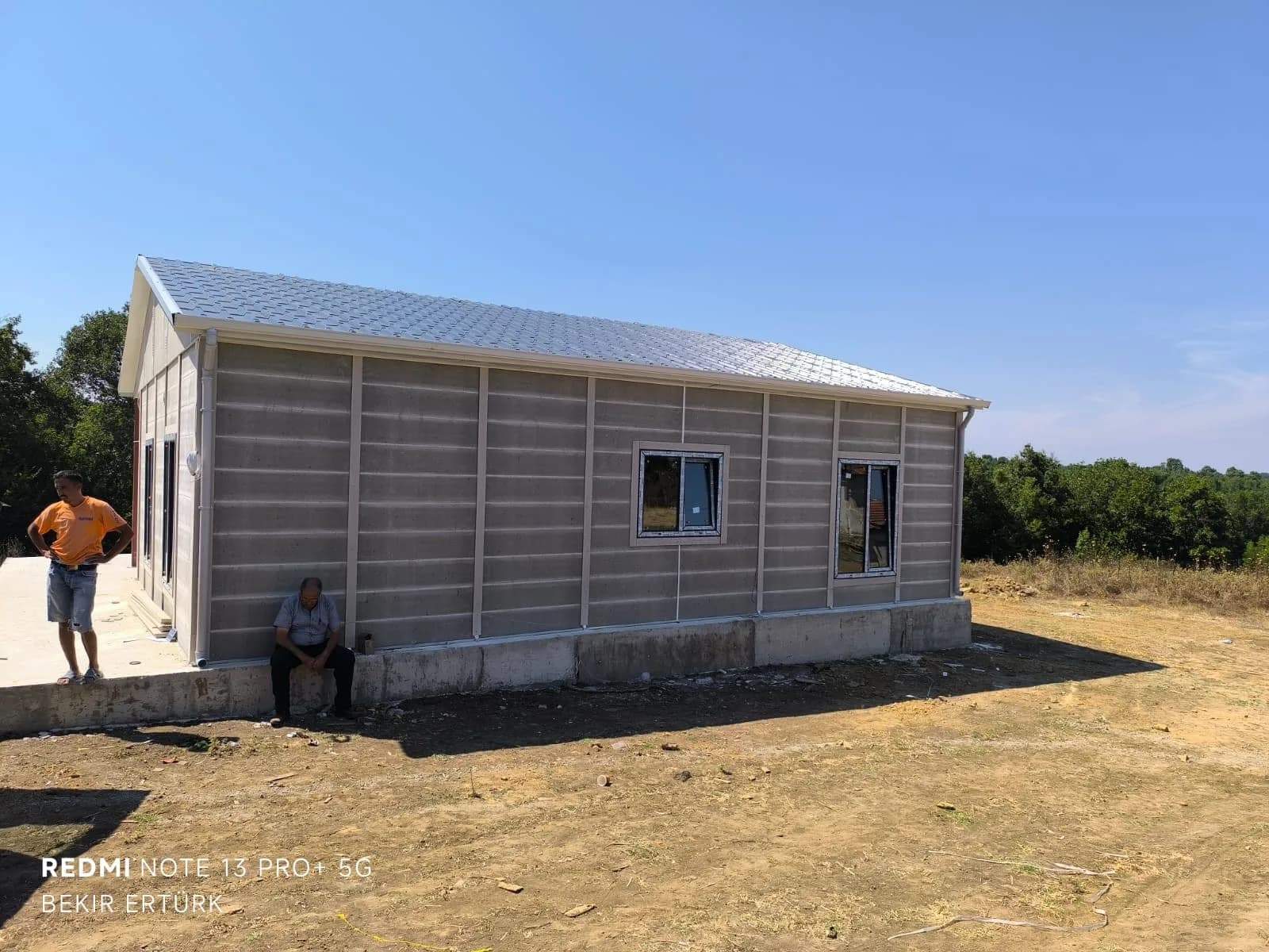 94m² Kırklareli Vize 2.80m Tavan Yüksekliği Verandalı Prefabrik Villa thumbnail 4